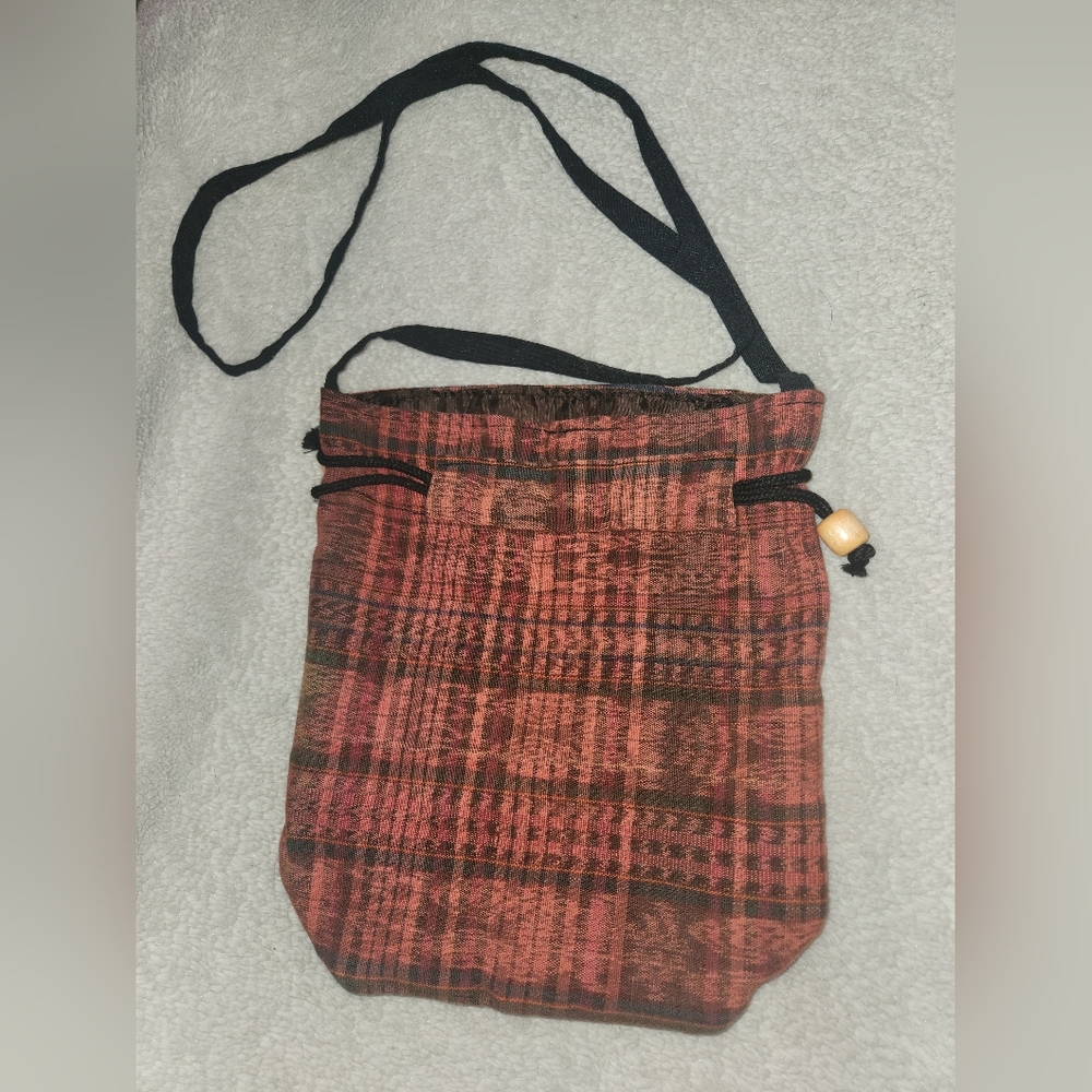 Boho Embroidered Drawstring Bag - Picture 2 of 4